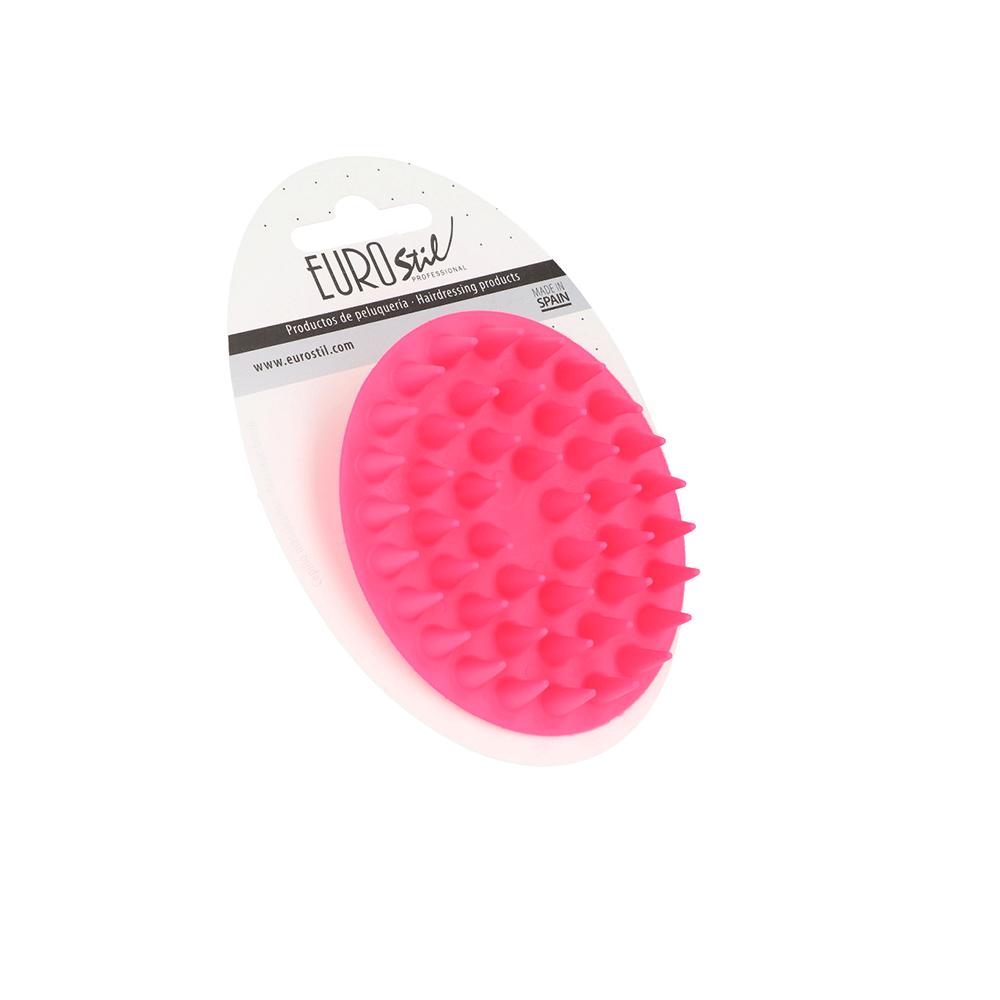 Eurostil Cepillo Masajeador Cuero Cabelludo Fucsia