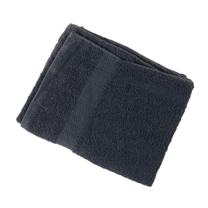 Eurostil Toalla 100% Algodon 50X90 380 Grs/M2 Negra