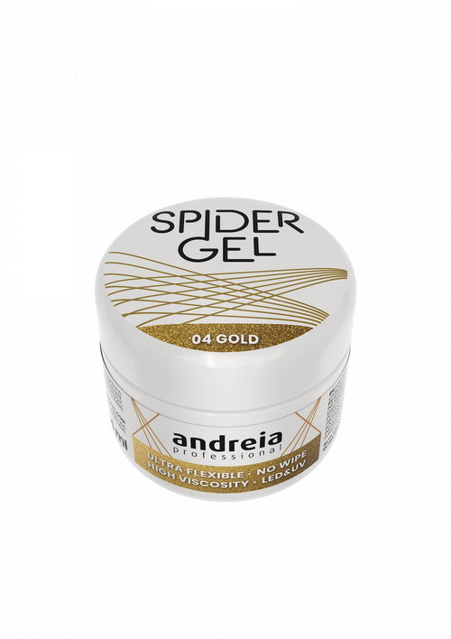 Andreia  Profesional Spider gel para Decoración de uñas 4grs 04 - Gold