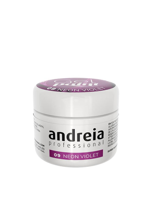 Andreia  Profesional Gel Paint para decoración de uñas 4ml - Violeta Neon