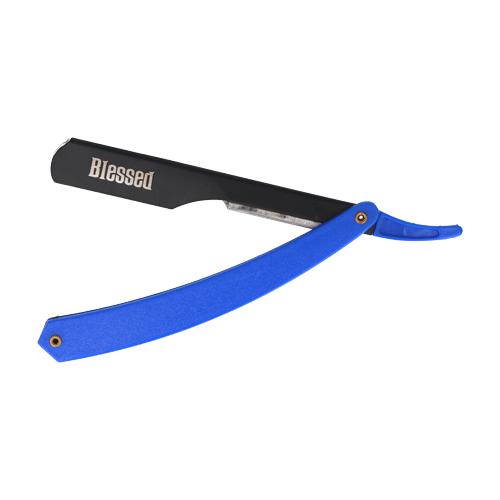 Blessed Navaja de carril Mango Plastico Azul