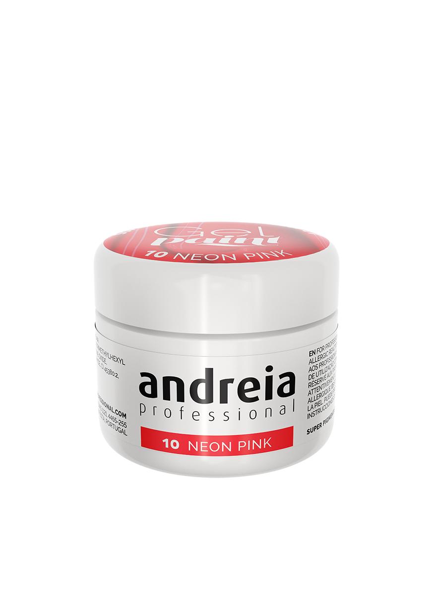 Andreia  Profesional Gel Paint para decoración de uñas 4ml - Rosa Neon