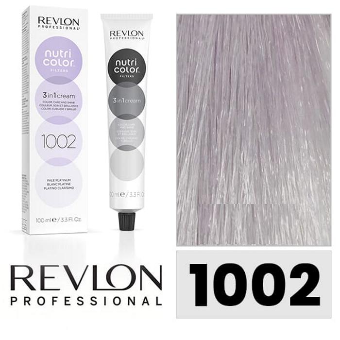 Revlon Profesional Nutri Color Mascarilla de Color Para el Pelo 100ml Platino Clarísimo 1002