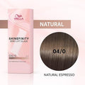 Wella - Coloración SHINEFINITY 04/0 Castaño Medio 60 ml