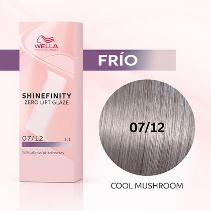 Wella - Coloración SHINEFINITY 07/12 Rubio Medio Ceniza Mate 60 ml