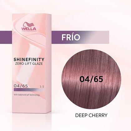 Wella - Coloración SHINEFINITY  04/65 Castaño Medio Violeta Caoba 60 ml