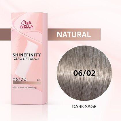 Wella - Coloración SHINEFINITY 06/02 Rubio Oscuro Natural Mate 60 ml