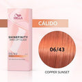Wella - Coloración SHINEFINITY 06/43 Rubio Oscuro Cobrizo Dorado 60 ml