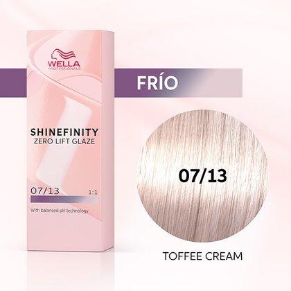Wella - Coloración SHINEFINITY 07/13 Rubio Medio Ceniza Dorado 60 ml