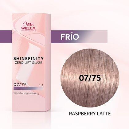 Wella - Coloración SHINEFINITY  07/75 Rubio Medio Marrón Caoba 60 ml