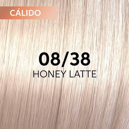 Wella - Coloración SHINEFINITY 08/38 Rubio Claro Dorado Perla 60 ml