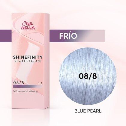 Wella - Coloración SHINEFINITY 08/8 Rubio Claro Perla 60 ml