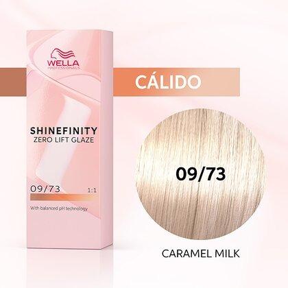 Wella - Coloración SHINEFINITY 09/73 Rubio Muy Claro Marrón Dorado 60 ml