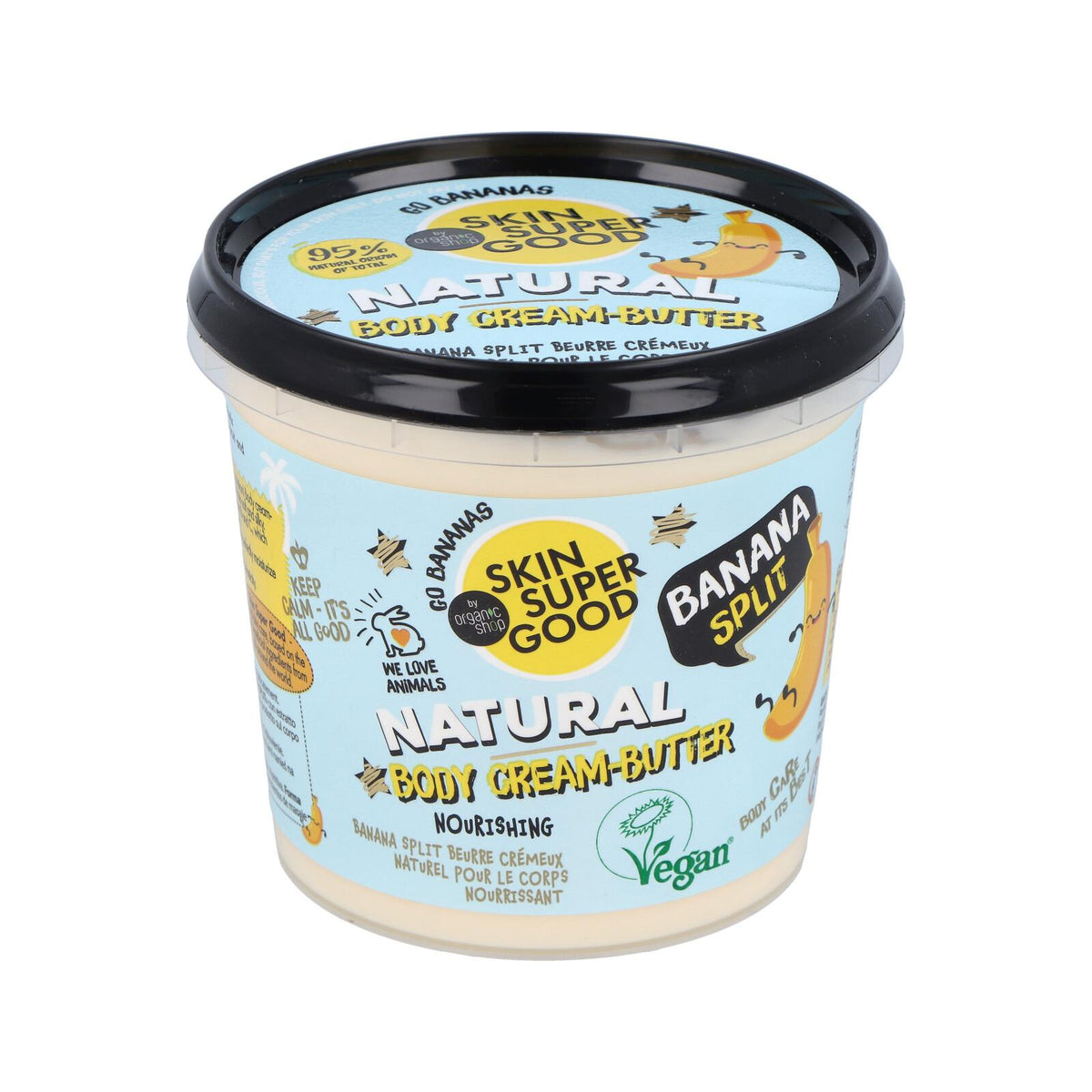 Crema Manteca Corporal Natural Banana Split 360ml