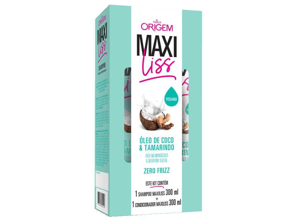 ORIGEM Kit Shampoo de Aceite de Coco y Tamarindo & Acondicionador 300ml
