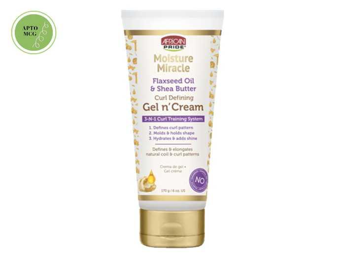 African Pride Moist Miracle Coconut Oil Gel n Curl 6oz