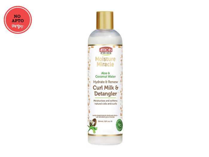 African Pride Moist Miracle Aloe & Coconut Water Curl Milk & Det. 12oz