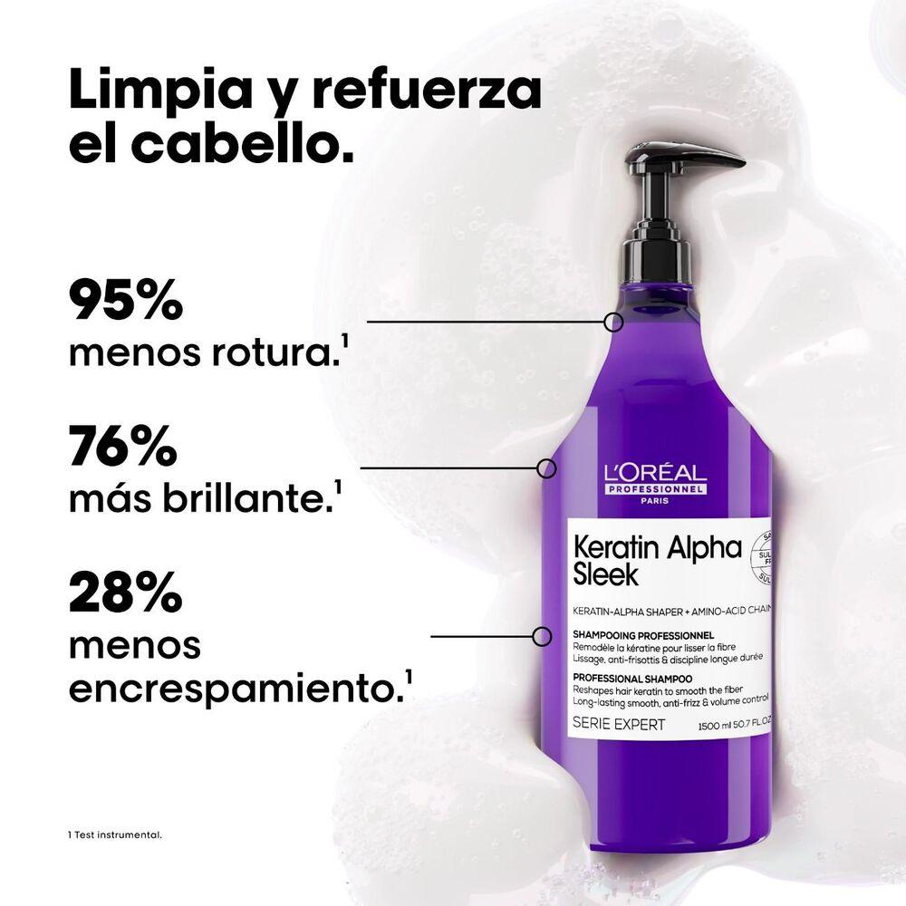 Loreal Keratin Alpha Sleek champu 500ml