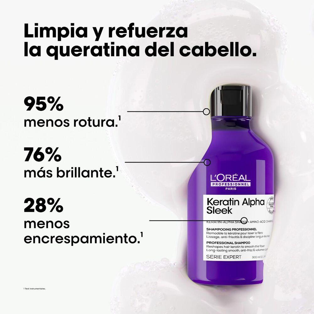 Loreal Keratin Alpha Sleek champu 300ml
