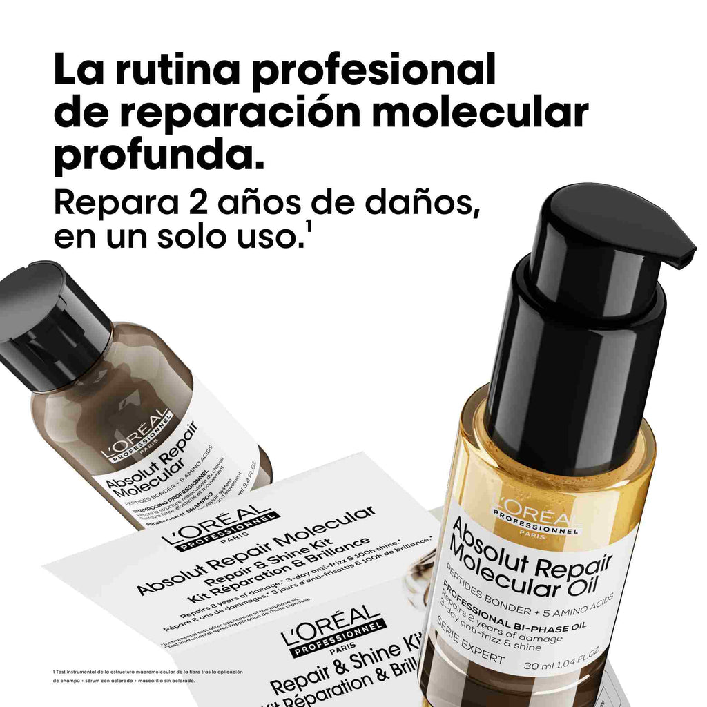 L’Oréal Professionnel Absolut Repair Molecular Set Duo Mini – Champú + Aceite