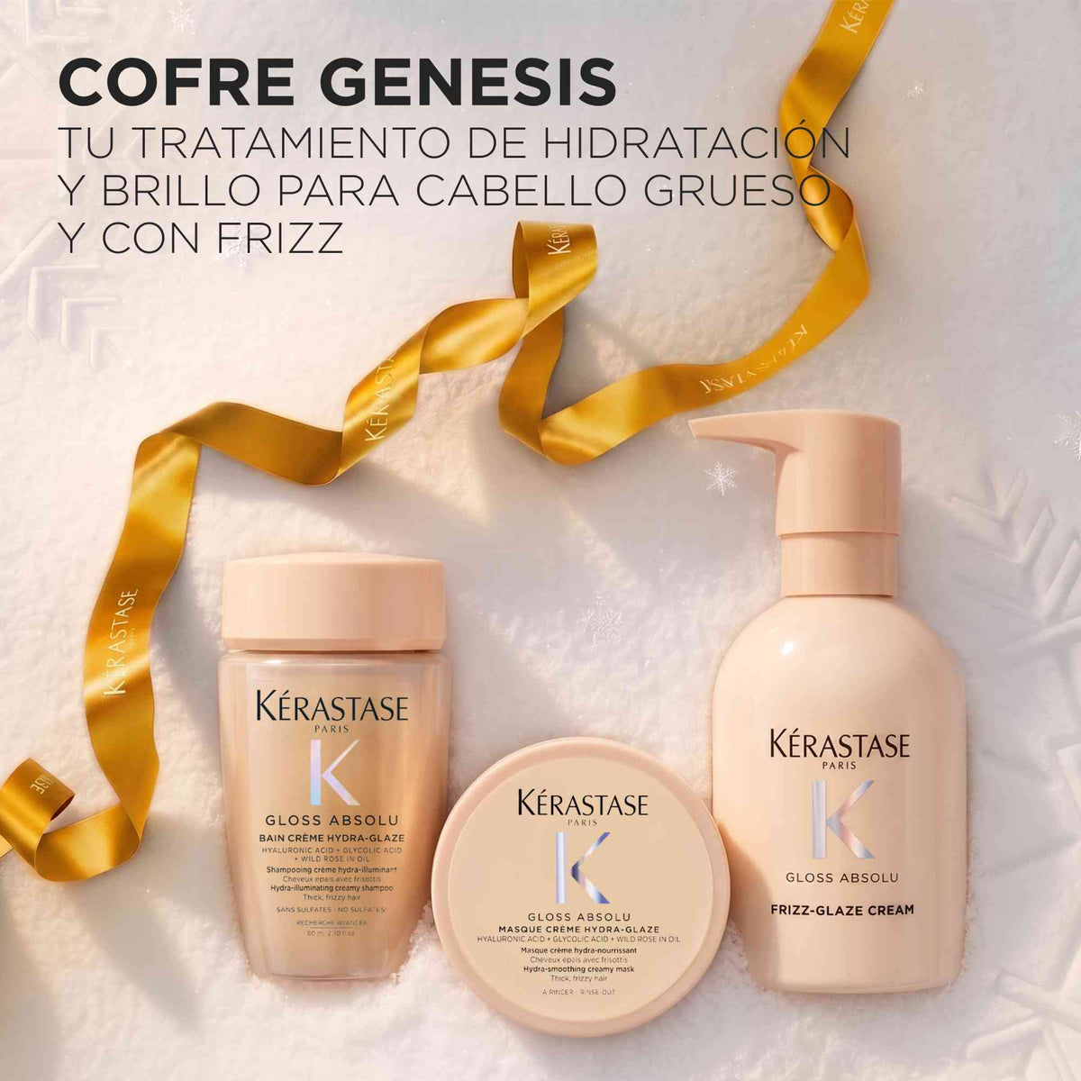 Kérastase Coffret Gloss Absolu Cream Trio Navidad 2026