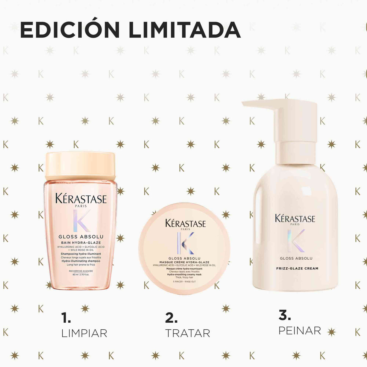 Kérastase Coffret Gloss Absolu Cream Trio Navidad 2026