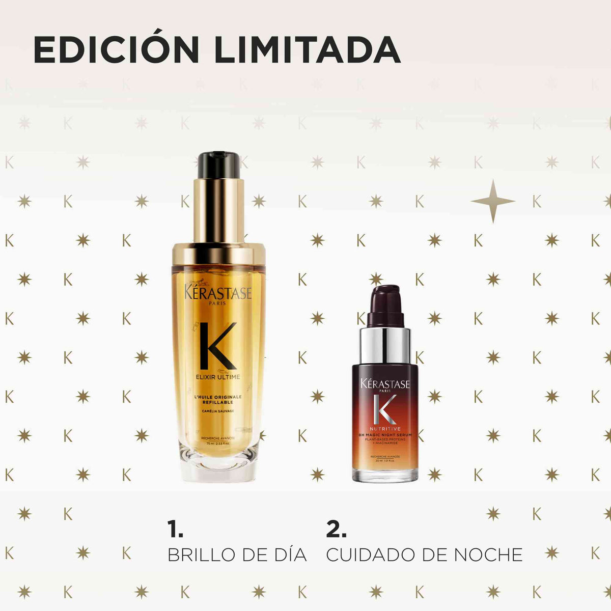 Kérastase Coffret Elixir Ultime + 8H Night Serum Dúo Navidad 2026