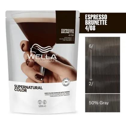 Wella Super Natural Color 120gr - 4/08