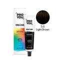 Revlon ProYou The Color Maker Tinte para el Cabello Permanente 90Ml Nº 5.0 LIGHT BROWN