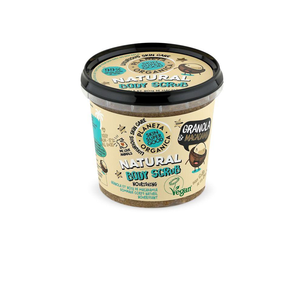 Natural Body Scrub Granola & Macadamia 360ml