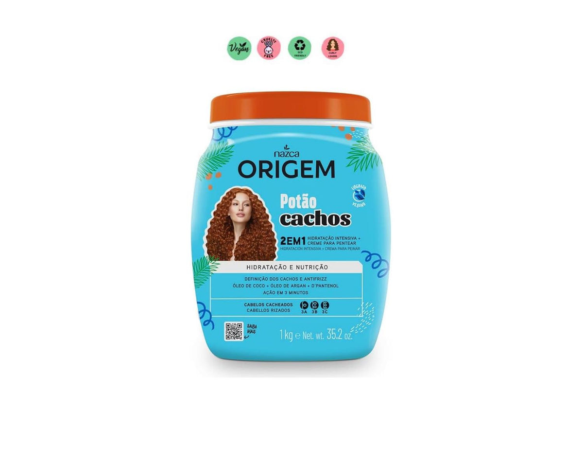 Origem Nazca Potao Cachos 2 en 1 Hidratación y Nutrición 1kg