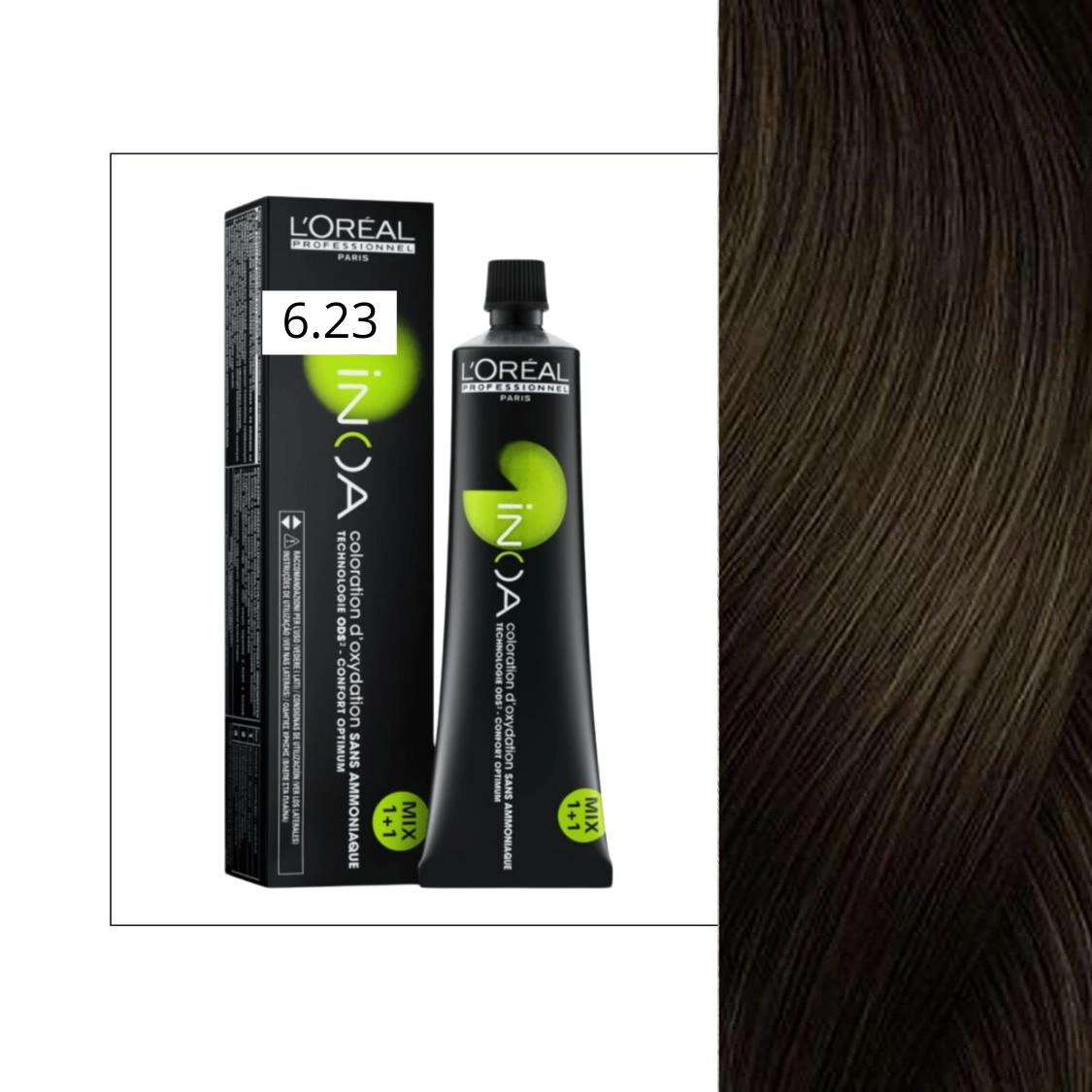 Loreal INOA sin amoniaco 60ml - 6.23