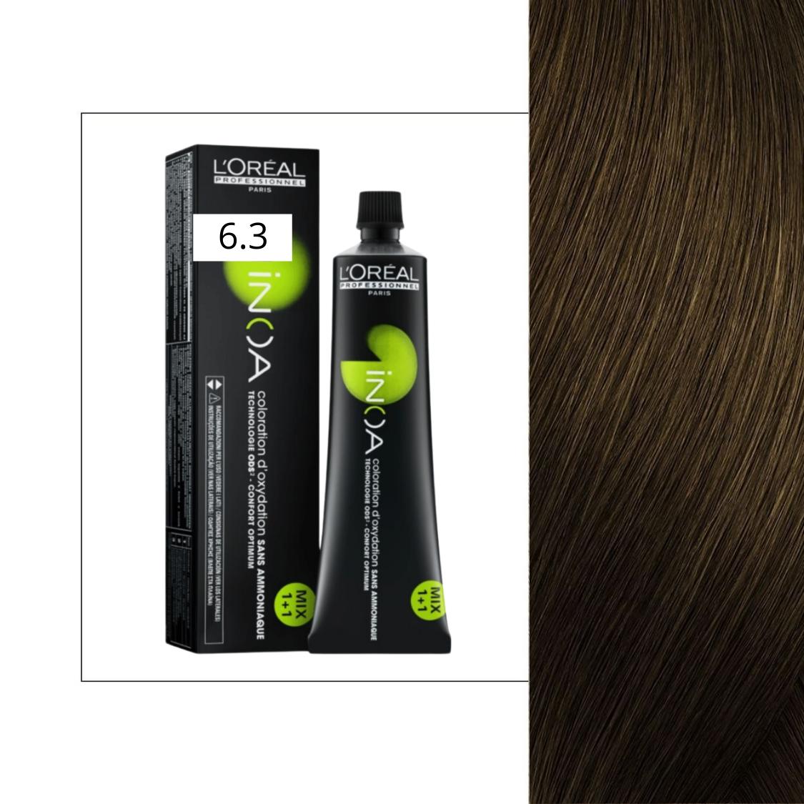 Loreal INOA sin amoniaco 60ml - 6.3