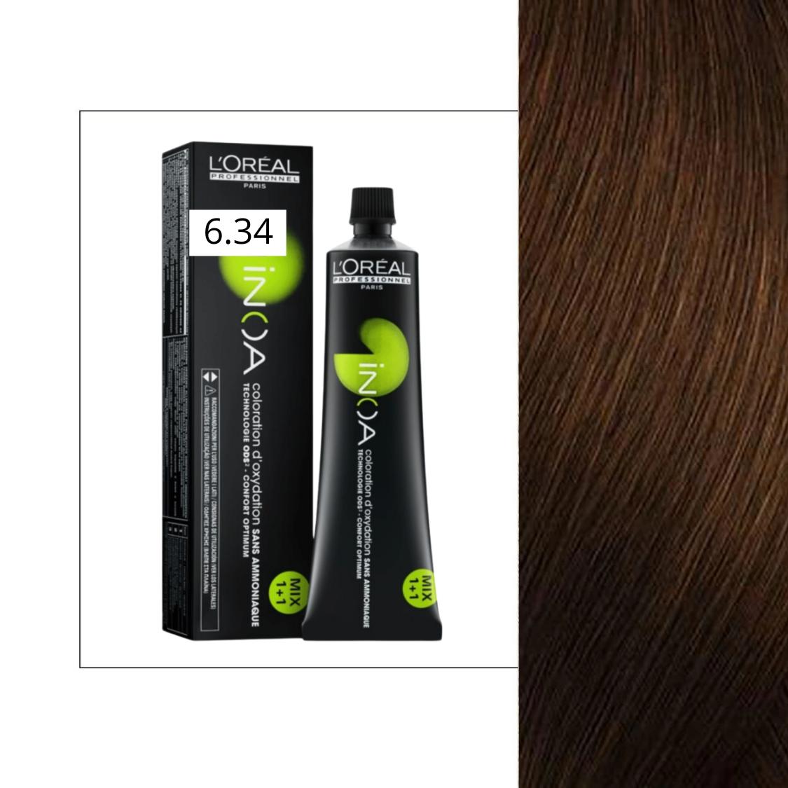 Loreal INOA sin amoniaco 60ml - 6.34