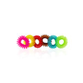 Casalfe Goma de Pelo Espiral surtido 6 unidades