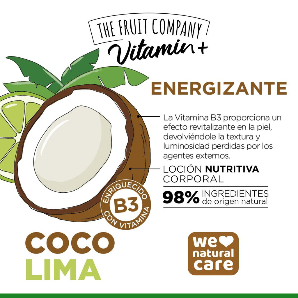 The Fruit Company Loción Corporal Coco Lima 200ml