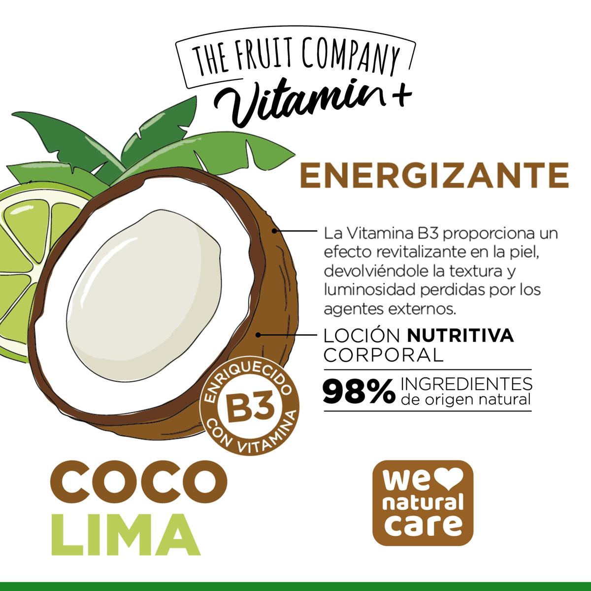 The Fruit Company Loción Corporal Coco Lima 200ml