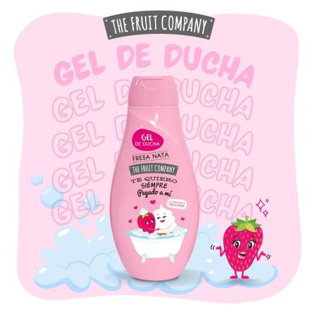 The Fruit Company Gel de Baño Fresa Nata 600ml