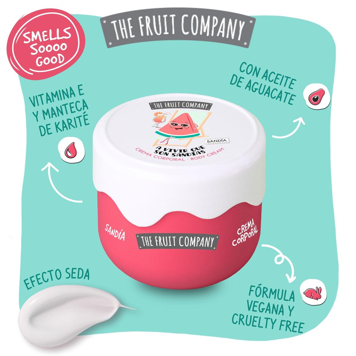 The Fruit Company Crema Corporal Sandia 200ml