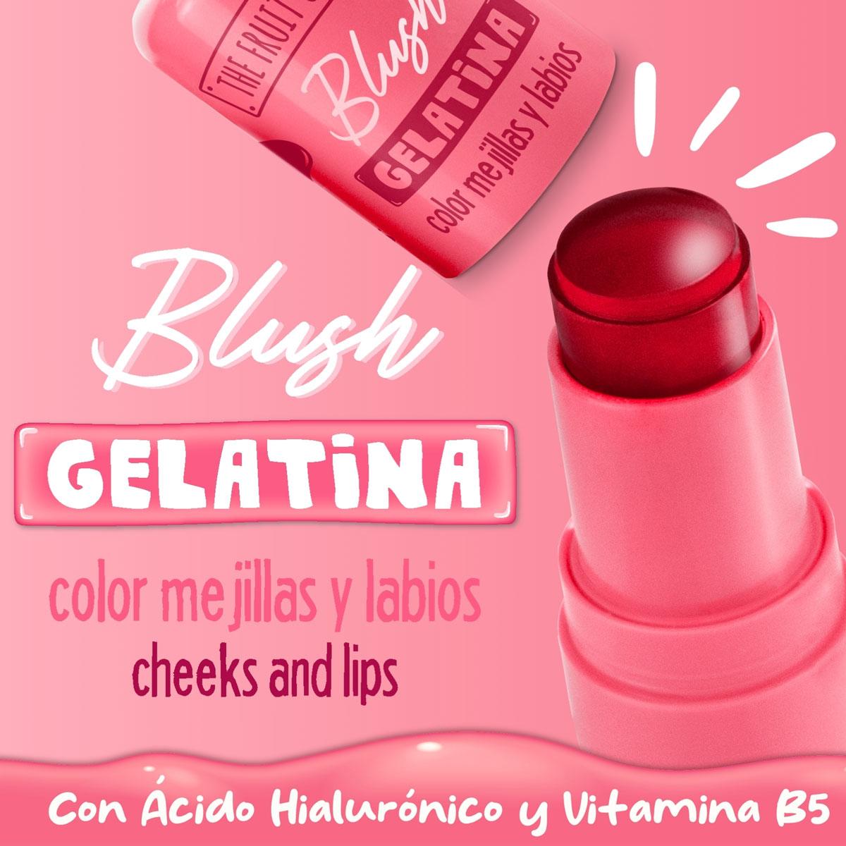 The Fruit Company Blush Gelatina Sandía para labios y mejillas 6gr