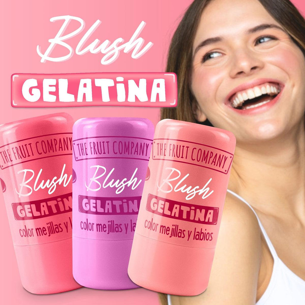 The Fruit Company Blush Gelatina Melocoton para labios y mejillas 6gr