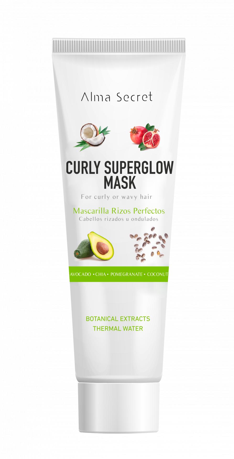 Alma Secret Minitalla Curly Superglow Mask 30ml