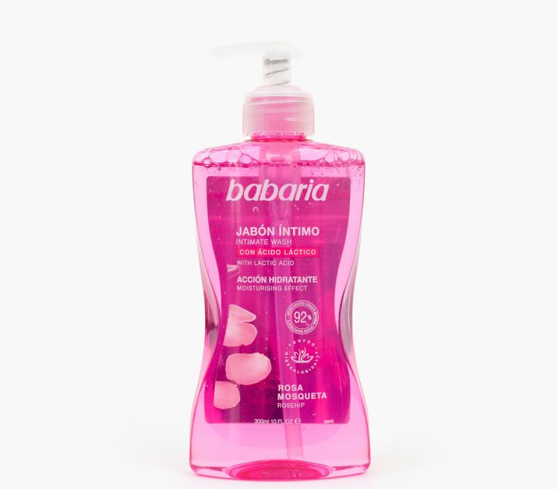 Babaria Jabón Íntimo Rosa Mosqueta 300ml
