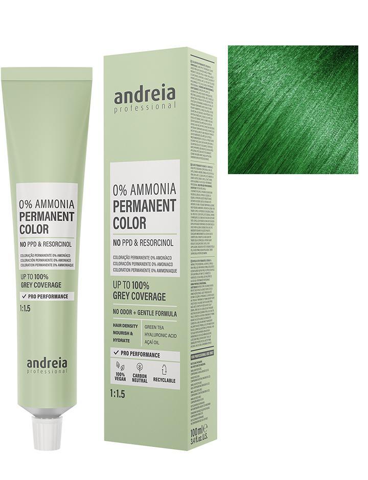 Andreia Coloración Permanente Sin Amoniaco 100ml - Verde