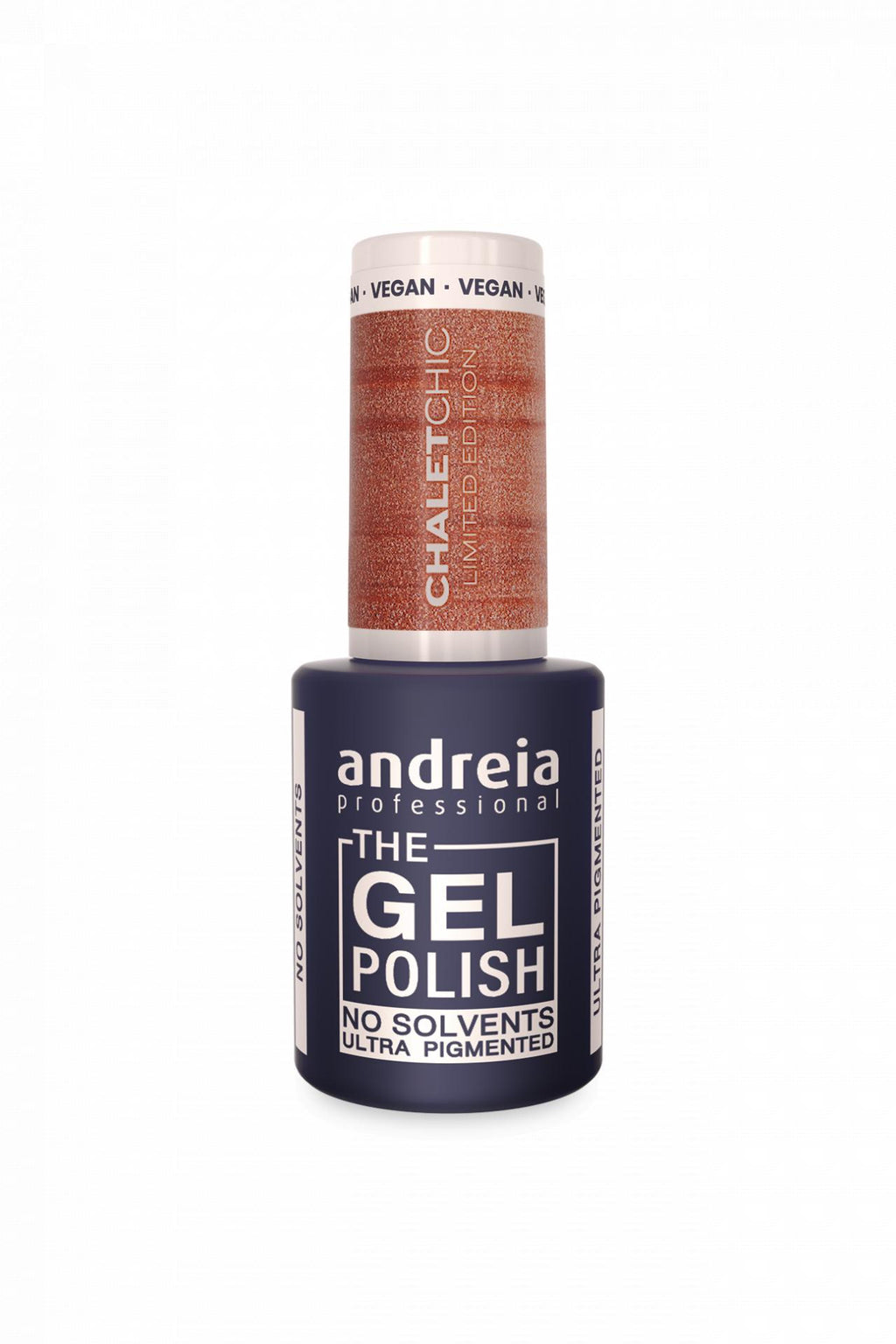Andreia  Profesional The Gel Polish 10,5ml Cor-  Chalet Chic CH5  Marron metalizado  Edicion Limitada