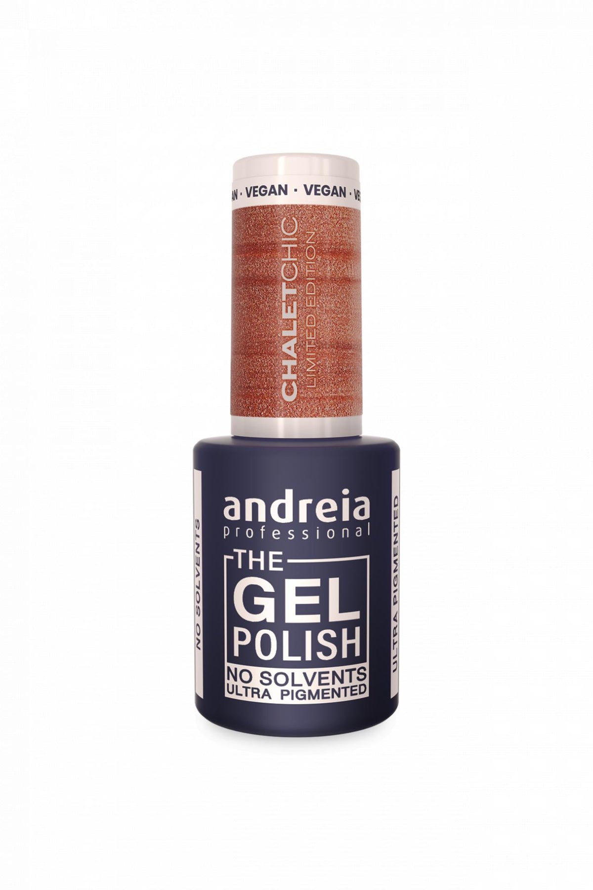 Andreia  Profesional The Gel Polish 10,5ml Cor-  Chalet Chic CH5  Marron metalizado  Edicion Limitada