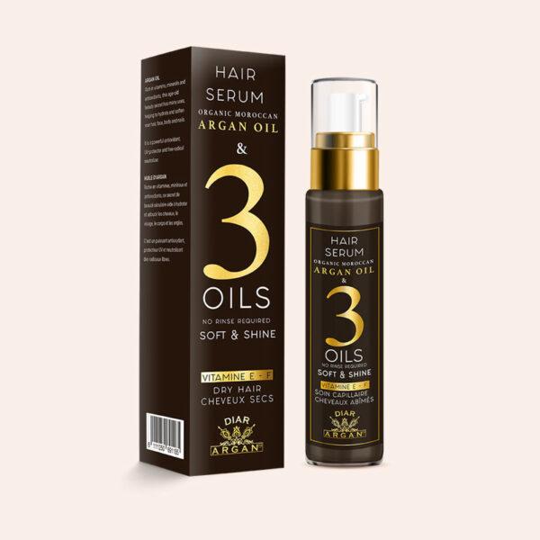 Diar Argan Serum para el cabello de Argan Puro y 3 Aceites 50ml