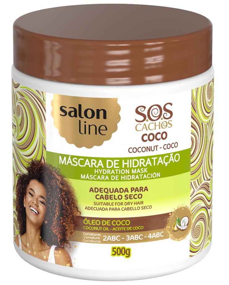 Salon Line SOS Cachos Aceite de Coco Mascara 500g