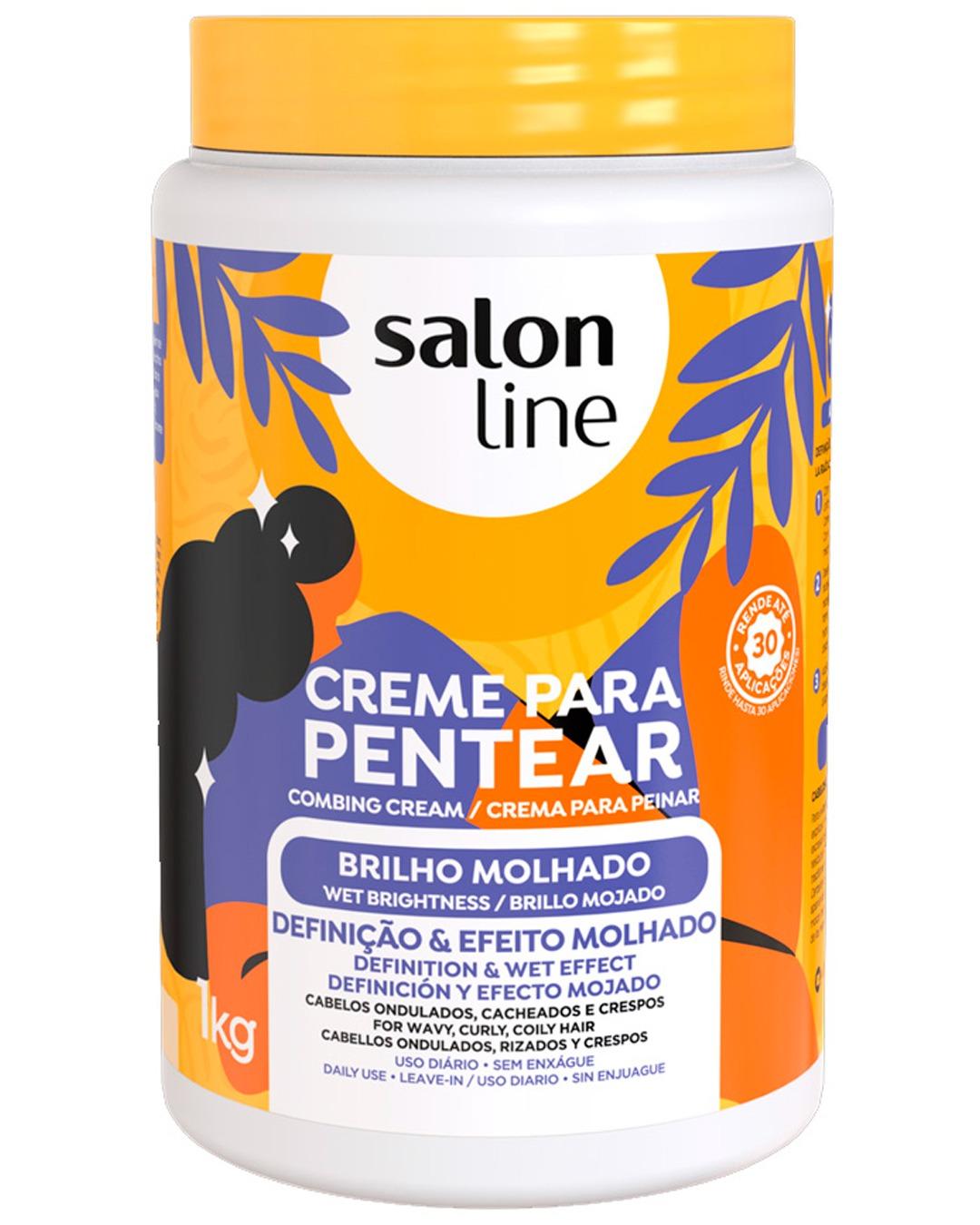 Salon Line Creme de Pentear Brilho Molhado 1kg