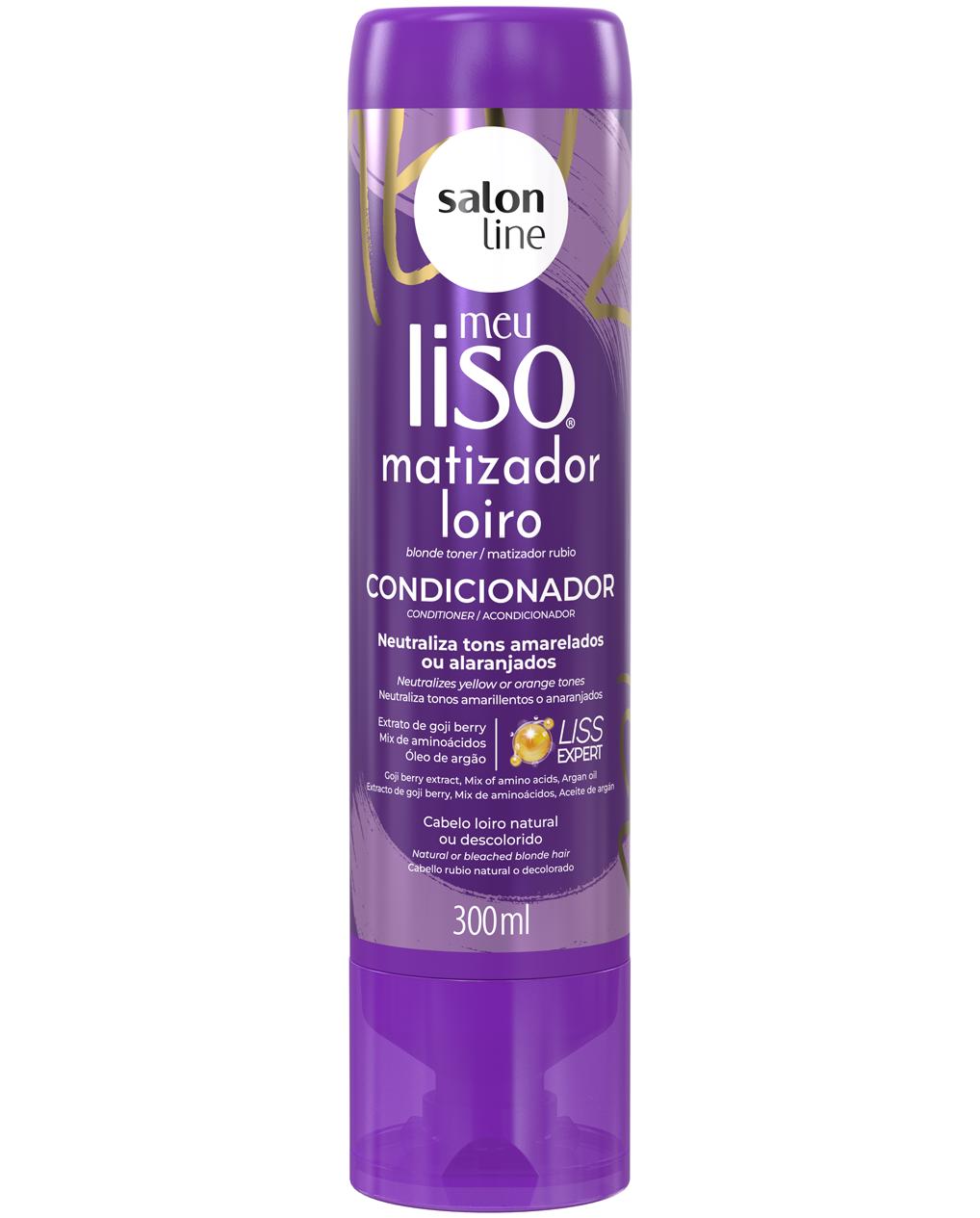Salon Line Meu Liso Acondicioandor Matizador Loiro 300ml